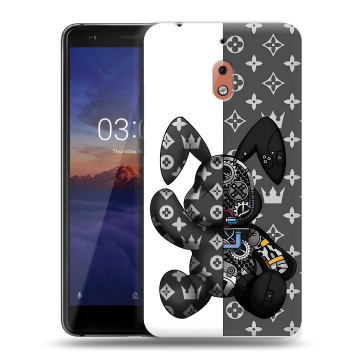 Силиконовый чехол на Nokia 2.1 с принтом Луи робот Силиконовый чехол на Nokia 2.1 с принтом Луи робот