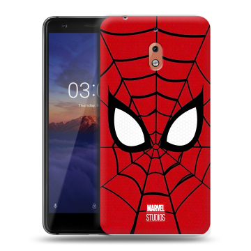 Силиконовый чехол на Nokia 2.1 с принтом человек паук spiderman