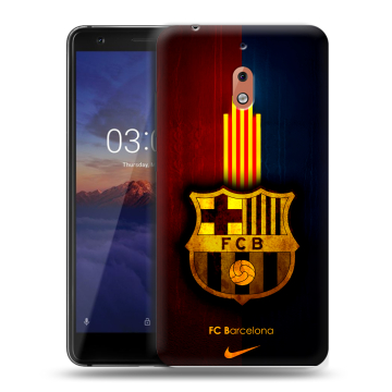 Силиконовый чехол на Nokia 2.1 с принтом Барселона Barcelona Силиконовый чехол на Nokia 2.1 с принтом Барселона Barcelona