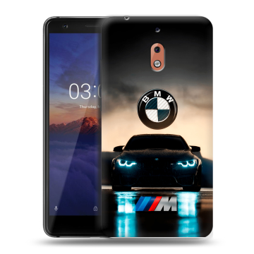 Силиконовый чехол на Nokia 2.1 с принтом БМВ BMW