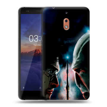 Силиконовый чехол на Nokia 2.1 с принтом Гарри Поттер Harry Potter