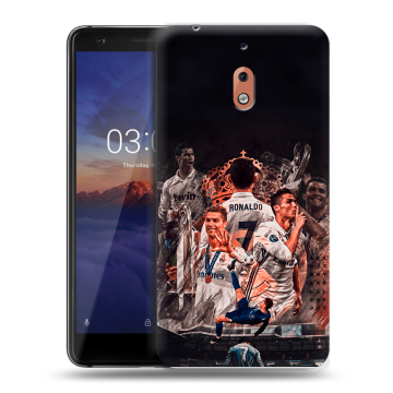 Силиконовый чехол на Nokia 2.1 с принтом Реал Роналдо Real Ronaldo Силиконовый чехол на Nokia 2.1 с принтом Реал Роналдо Real Ronaldo