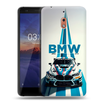 Силиконовый чехол на Nokia 2.1 с принтом БМВ BMW Силиконовый чехол на Nokia 2.1 с принтом БМВ BMW