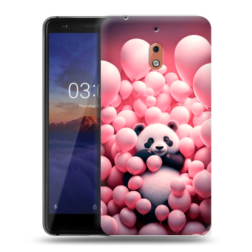 Силиконовый чехол на Nokia 2.1 с принтом Панда
