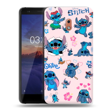 Силиконовый чехол на Nokia 2.1 с принтом Лило и Стич Силиконовый чехол на Nokia 2.1 с принтом Лило и Стич