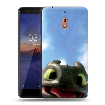 Силиконовый чехол на Nokia 2.1 с принтом Как приручить дракона Силиконовый чехол на Nokia 2.1 с принтом Как приручить дракона