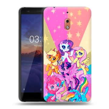 Силиконовый чехол на Nokia 2.1 с принтом My little pony Дружба чудо Силиконовый чехол на Nokia 2.1 с принтом My little pony Дружба чудо