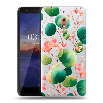 Силиконовый чехол на Nokia 2.1 с принтом женский