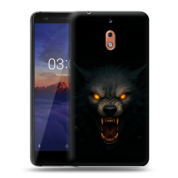 Силиконовый чехол на Nokia 2.1 с принтом Волк