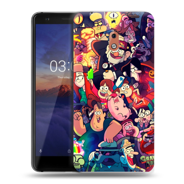 Силиконовый чехол на Nokia 2.1 с принтом Gravity Falls Гравити Фолз Силиконовый чехол на Nokia 2.1 с принтом Gravity Falls Гравити Фолз
