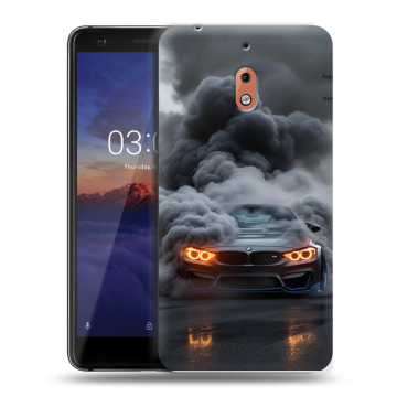 Силиконовый чехол на Nokia 2.1 с принтом BMW БМВ