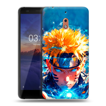 Силиконовый чехол на Nokia 2.1 с принтом Аниме Наруто Naruto