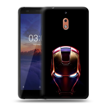 Силиконовый чехол на Nokia 2.1 с принтом IronMan Железный человек Силиконовый чехол на Nokia 2.1 с принтом IronMan Железный человек