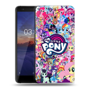 Силиконовый чехол на Nokia 2.1 с принтом My little pony Дружба чудо Силиконовый чехол на Nokia 2.1 с принтом My little pony Дружба чудо