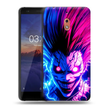 Силиконовый чехол на Nokia 2.1 с принтом Death note Тетрадь смерти