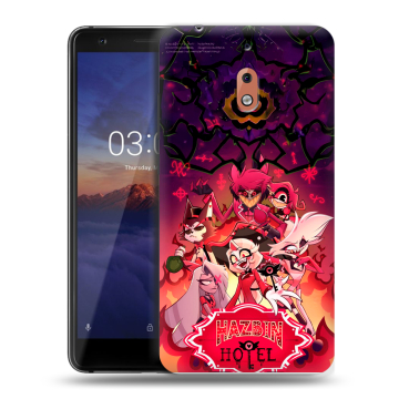 Силиконовый чехол на Nokia 2.1 с принтом Hazbin Hotel Отель Хазбин Силиконовый чехол на Nokia 2.1 с принтом Hazbin Hotel Отель Хазбин
