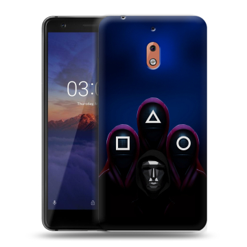 Силиконовый чехол на Nokia 2.1 с принтом Игра Кальмара