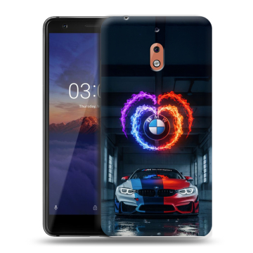 Силиконовый чехол на Nokia 2.1 с принтом BMW БМВ Силиконовый чехол на Nokia 2.1 с принтом BMW БМВ