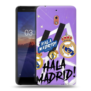 Силиконовый чехол на Nokia 2.1 с принтом Real Madrid Реал Мадрид Силиконовый чехол на Nokia 2.1 с принтом Real Madrid Реал Мадрид