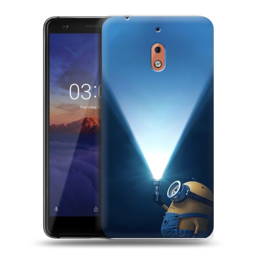 Силиконовый чехол на Nokia 2.1 с принтом Миньоны Силиконовый чехол на Nokia 2.1 с принтом Миньоны