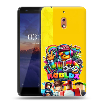 Силиконовый чехол на Nokia 2.1 с принтом Roblox Роблокс Силиконовый чехол на Nokia 2.1 с принтом Roblox Роблокс