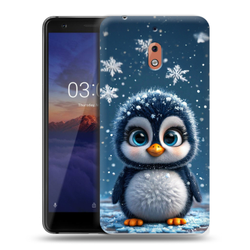 Силиконовый чехол на Nokia 2.1 с принтом Новый год