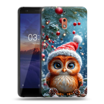 Силиконовый чехол на Nokia 2.1 с принтом Новый год