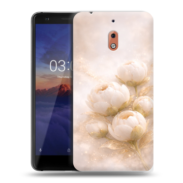Силиконовый чехол на Nokia 2.1 с принтом женский