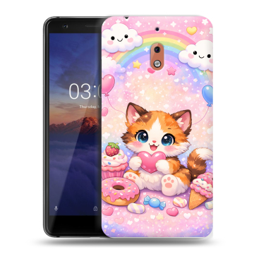 Силиконовый чехол на Nokia 2.1 с принтом для девочек Силиконовый чехол на Nokia 2.1 с принтом для девочек