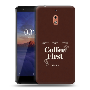 Силиконовый чехол на Nokia 2.1 с принтом женский