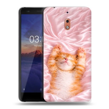Силиконовый чехол на Nokia 2.1 с принтом женский