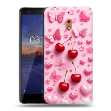 Силиконовый чехол на Nokia 2.1 с принтом для девочек Силиконовый чехол на Nokia 2.1 с принтом для девочек