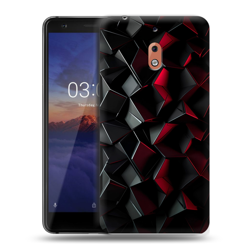 Силиконовый чехол на Nokia 2.1 с принтом Абстракция Силиконовый чехол на Nokia 2.1 с принтом Абстракция
