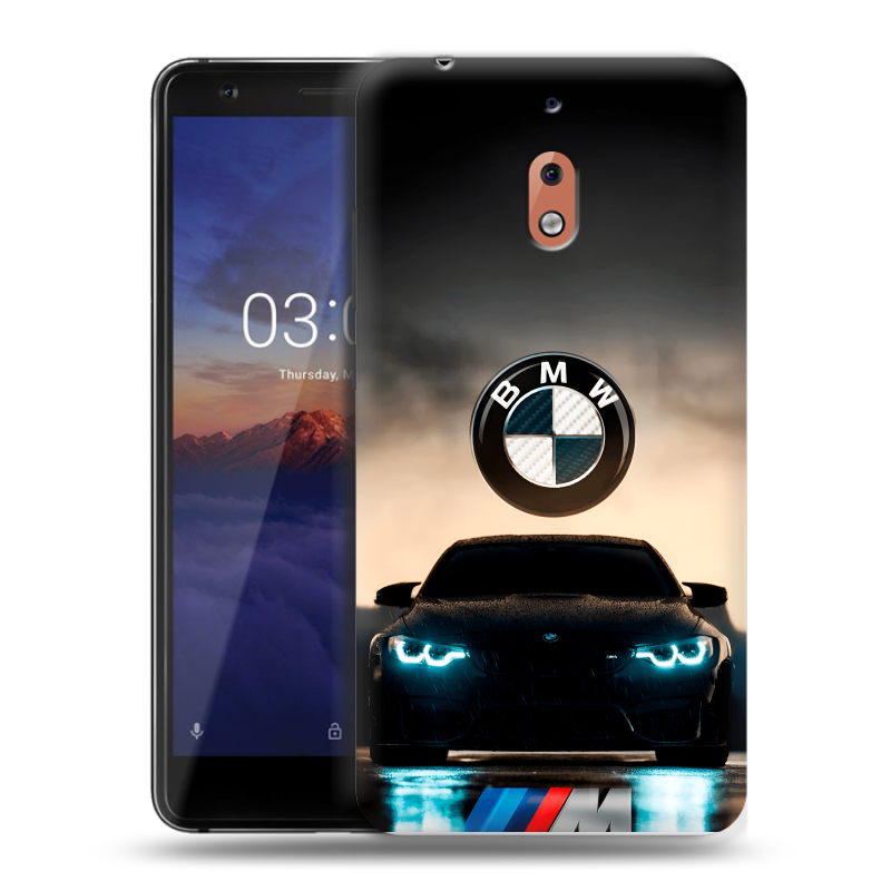 Силиконовый чехол на Nokia 2.1 с принтом БМВ BMW Силиконовый чехол на Nokia 2.1 с принтом БМВ BMW