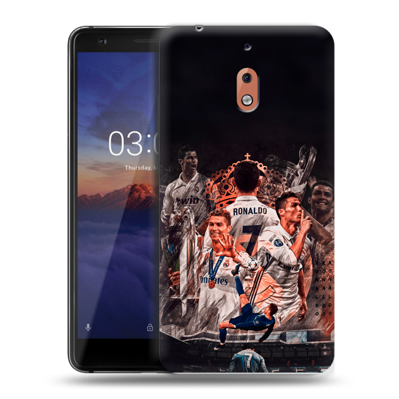 Силиконовый чехол на Nokia 2.1 с принтом Реал Роналдо Real Ronaldo Силиконовый чехол на Nokia 2.1 с принтом Реал Роналдо Real Ronaldo