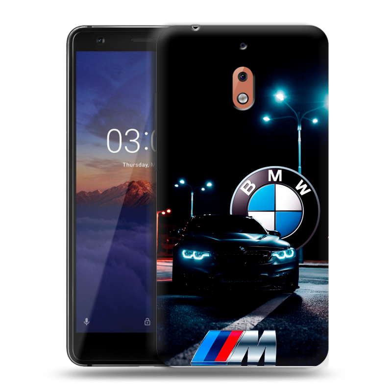 Силиконовый чехол на Nokia 2.1 с принтом БМВ BMW Силиконовый чехол на Nokia 2.1 с принтом БМВ BMW