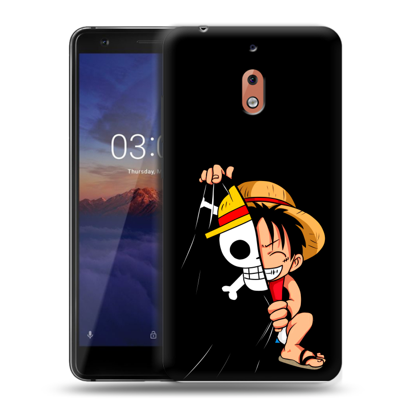 Силиконовый чехол на Nokia 2.1 с принтом One Piece Ван Пис Силиконовый чехол на Nokia 2.1 с принтом One Piece Ван Пис