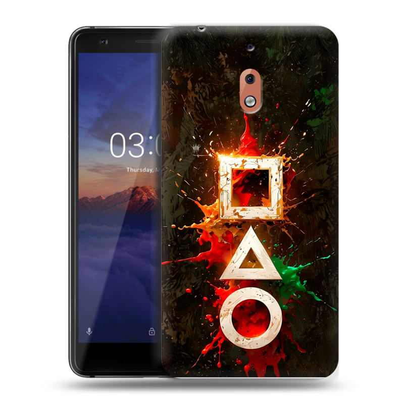 Силиконовый чехол на Nokia 2.1 с принтом Squid Game Игра кальмара Силиконовый чехол на Nokia 2.1 с принтом Squid Game Игра кальмара