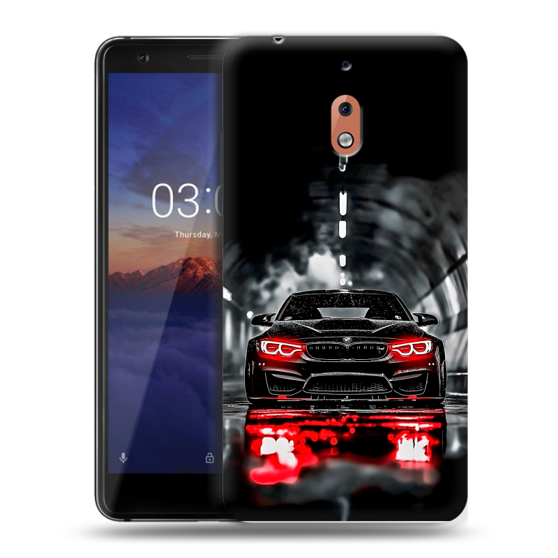 Силиконовый чехол на Nokia 2.1 с принтом BMW БМВ Силиконовый чехол на Nokia 2.1 с принтом BMW БМВ