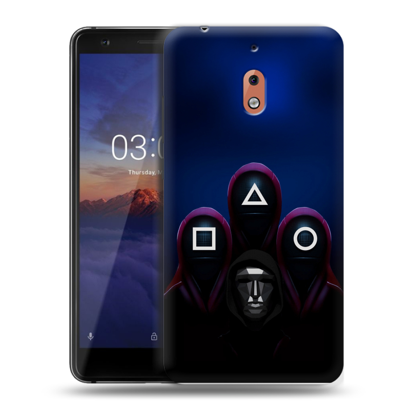 Силиконовый чехол на Nokia 2.1 с принтом Игра Кальмара Силиконовый чехол на Nokia 2.1 с принтом Игра Кальмара