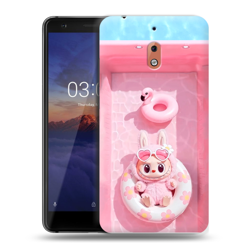 Силиконовый чехол на Nokia 2.1 с принтом Labubu Лабубу Силиконовый чехол на Nokia 2.1 с принтом Labubu Лабубу