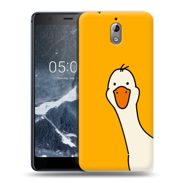 Силиконовый чехол на Nokia 3.1 с принтом Утка