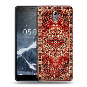 Силиконовый чехол на Nokia 3.1 с принтом Ковер