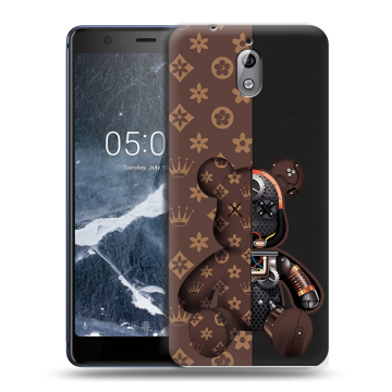 Силиконовый чехол на Nokia 3.1 с принтом Луи робот