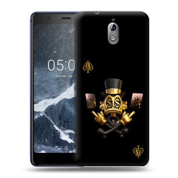 Силиконовый чехол на Nokia 3.1 с принтом Золотой скрудж макдак
