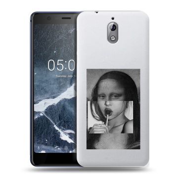 Силиконовый чехол на Nokia 3.1 с принтом Мона Лиза