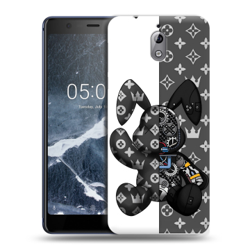 Силиконовый чехол на Nokia 3.1 с принтом Луи робот