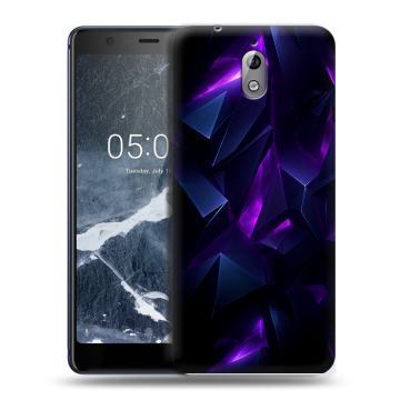 Силиконовый чехол на Nokia 3.1 с принтом Абстракиция