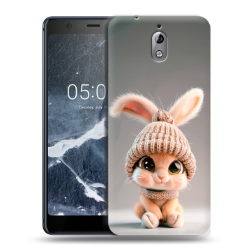 Силиконовый чехол на Nokia 3.1 с принтом Кролик Силиконовый чехол на Nokia 3.1 с принтом Кролик