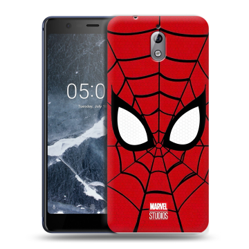 Силиконовый чехол на Nokia 3.1 с принтом человек паук spiderman Силиконовый чехол на Nokia 3.1 с принтом человек паук spiderman
